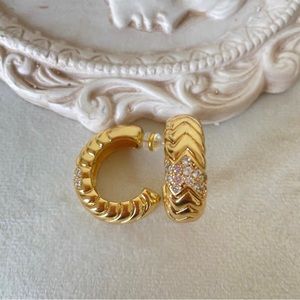 18K Gold Plated Vintage Earrings